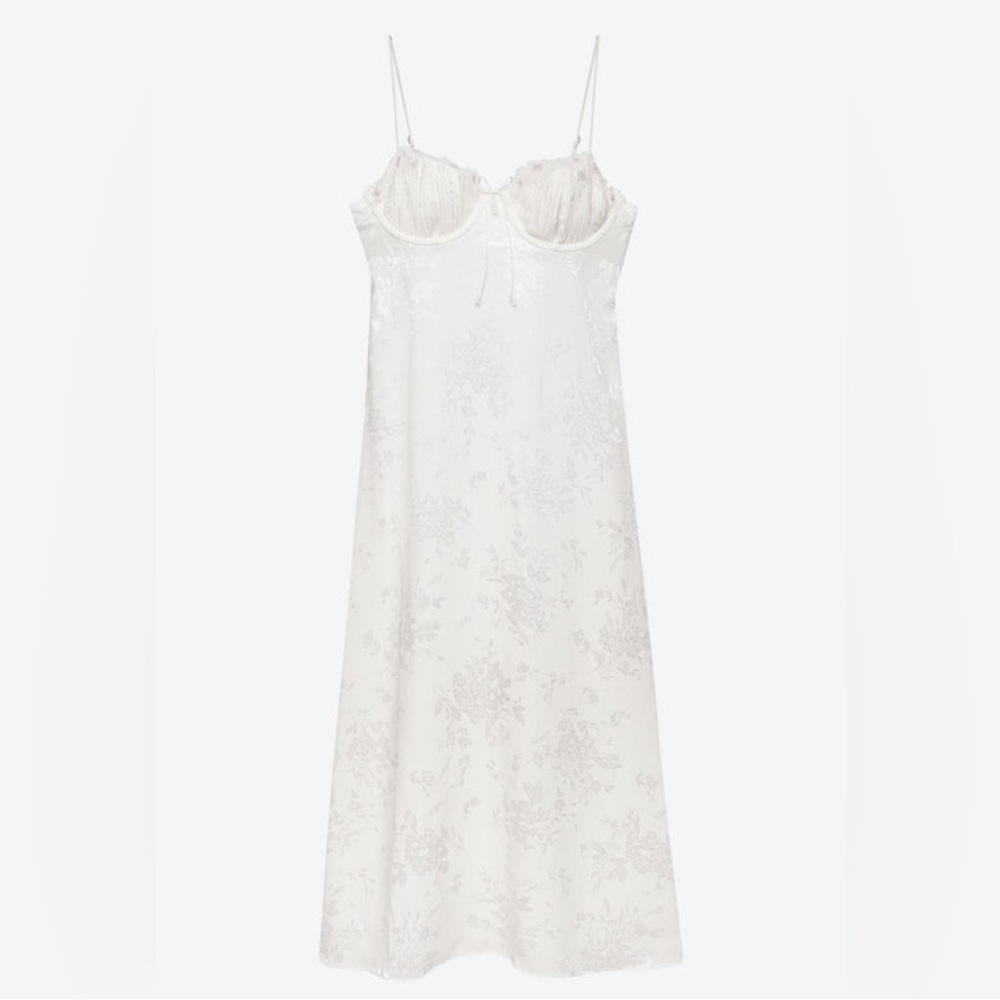 For Love And Lemons - Lola Midi Slip Dress - XS - NEW WITH TAGS